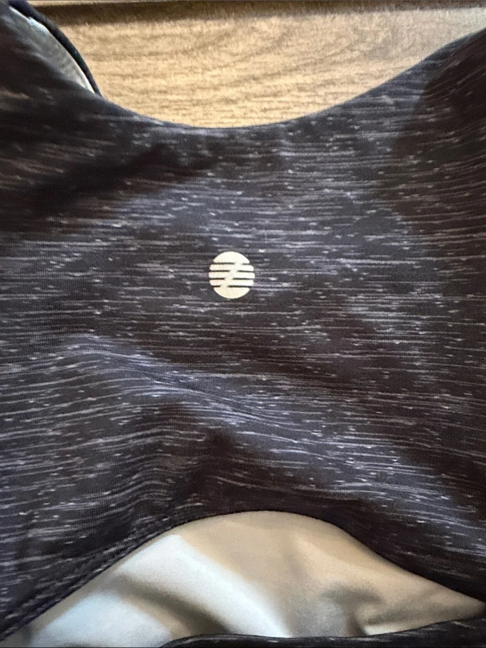 Zella Black Heather High-Neck Sports Bra